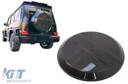 Copertura ruota scorta carbonio per Mercedes Classe G Facelift W463 W464 2018-2022-image-6107479