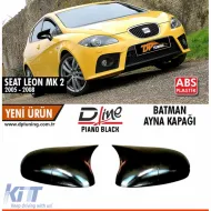 image-57-Copertura specchio Batman per Leon Mk2 Nero Lucido / 2005-2008