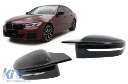 image-21-Coperture Coperchi Specchi per BMW 5 G30 G31 G38 6 G32 7 G11 G12 G14 G15 Nero