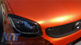 Copri fari Sopracciglia Trim per SMART ForTwo C453 A453 ForFour W453 2014+-image-6039110