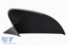 Coques Rétroviseurs pour VW Polo 6R 6C MK5 09-17 Hatchback 09.16-19 Carbon Look-image-6107994