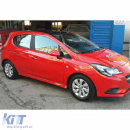 image-75-Corsa E Sport Side Skirts Raw Surface Vacuum Plastic / 2014-2019