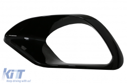 Couvercle grilles latérales pour Mercedes CLA 45 45S X118 C118 2019+ Noir brillant-image-6086344