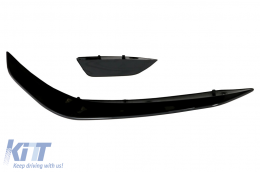 Couvercle grilles latérales pour Mercedes CLA 45 45S X118 C118 2019+ Noir brillant-image-6086345