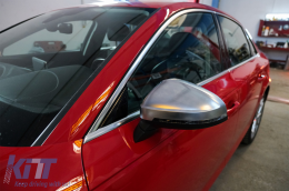 Couvertures miroir Pour Audi A4 B9 2016- Extinction Plaqué aluminium Boîtier Complet-image-6074675