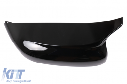 Couvertures miroir pour BMW 3 G20 G21 G28 2017+ Noir brillant M Sport Look LHD-image-6113949