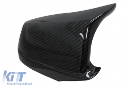 Couvertures miroir pour BMW 5 Series F10 F11 F18 Non LCI 07.10-13 Carbon Look M Design-image-6076744