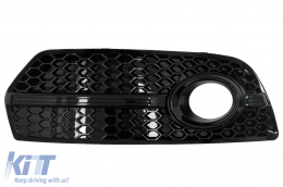 Couvre antibrouillards Grilles pour Audi Q5 SUV 8R 08-11 RS Design Noir-image-6068098