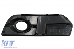 Couvre antibrouillards Grilles pour Audi Q5 SUV 8R 08-11 RS Design Noir-image-6068099