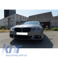 Couvre antibrouillards grilles pour BMW 5er F10 F11 10+ Only Pare-chocs look M-Technik-image-6073588