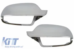 image-5-Couvre Miroir pour Audi A5 8T 11-16 A3 8P 11-13 A4 B8.5 Facelift 12-15 Aluminium