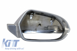 Couvre rétroviseurs pour Audi A6 4G C7 11-18 Limousine Avant en aluminium plaqué look RS6-image-6040837
