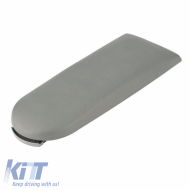 Cover lid suitable for Armster with clip for VW Golf 4, Polo 6R/6C, Bora, Beetle, Passat, Roomster, Octavia, Fabia PVC Grey