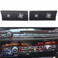 Cover suitable for Switch Air Conditioner Control Panel for BMW 5 Series F10 / 5 GT F07 / 7 F01 F02 / 6 F06 2 Pcs