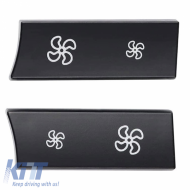 Cover suitable for Switch Air Conditioner Control Panel for BMW 5 Series F10 / 5 GT F07 / 7 F01 F02 / 6 F06 2 Pcs