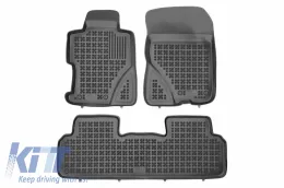 image-61-Crne Guma Podne obloge/ tepisi prikladne za Honda Civic VIII (2006-2011) Sedan
