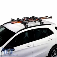 Cruz Ski Rack Dark 4 sí- / snowboardtartó tetőcsomagtartóra 940-222 (4 pár síléc vagy 2 snowboard) 2 db-image-6299573