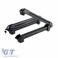 Cruz Ski Rack Dark 4 sí- / snowboardtartó tetőcsomagtartóra 940-222 (4 pár síléc vagy 2 snowboard) 2 db-image-6299575