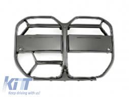 image-33-CS type kidneys black lacquer suitable for BMW 4 Series G26 Gran Coupe after 2021