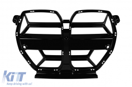 CS type kidneys with single ribs black lacquer suitable for BMW M4 G82 after 2021 - ABGB6020848