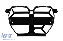 CS type kidneys with single ribs black lacquer suitable for BMW M4 G82 after 2021-image-6237037