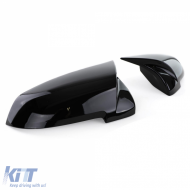 Csere visszapillantó tükör borítás fényes fekete BMW F10 F11 F06 F12 F13 F01 F02 modellekhez-image-6278124