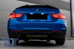 Csomagtér spoiler BMW 4 Coupe F32 (2013-) M4 CSL megjelenés, zongoralakk fekete-image-6060287