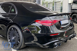 Csomagtér spoiler Mercedes S-osztály W223 Limousine (2020-tól) Piano Black-image-6101725