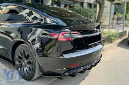 Csomagtér spoiler Vorsteiner típusú Tesla Model 3-hoz 2017-től, fényezetlen-image-6228032