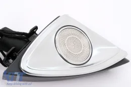 Cubierta Altavoz Rejillas Ventilación CA Tweeters Rotativos LED 64 colores para Mercedes Clase E W213 S213 2016-2019-image-6104353