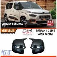 image-43-Cubierta de Espejo Berlingo Batman Negro Brillante / Después de 2019