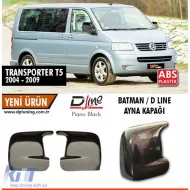 image-63-Cubierta del espejo Batman adecuada para Transporter T5 Negro Piano / 2004 - 2009