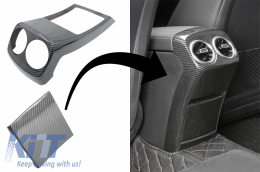 image-18-Cubierta salida aire reposabrazos para Mercedes Clase A W177 V177 18+ Carbono
