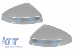 image-16-Cubiertas Espejo para Audi A3 8V S3 RS3 12-19 Aluminio Plateado Con SideAssist