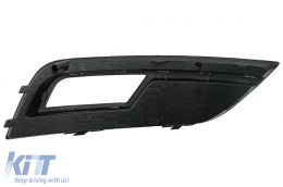 Cubiertas faros antiniebla para AUDI A4 B8 facelift 2012-2015 RS4 Look Negro Y Cromo-image-44551