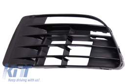 Cubiertas faros antiniebla para VW Golf 6 VI 2008-2012 R20 Design brillante Negro-image-5995666
