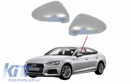 Cubiertas para Audi A5 F5 17+ Carcasa Chapada aluminio sin asistencia lateral--image-6044082