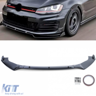 image-30-CUP Frontspoiler Lip Glanzschwarz geeignet für VW Golf 7 13-20