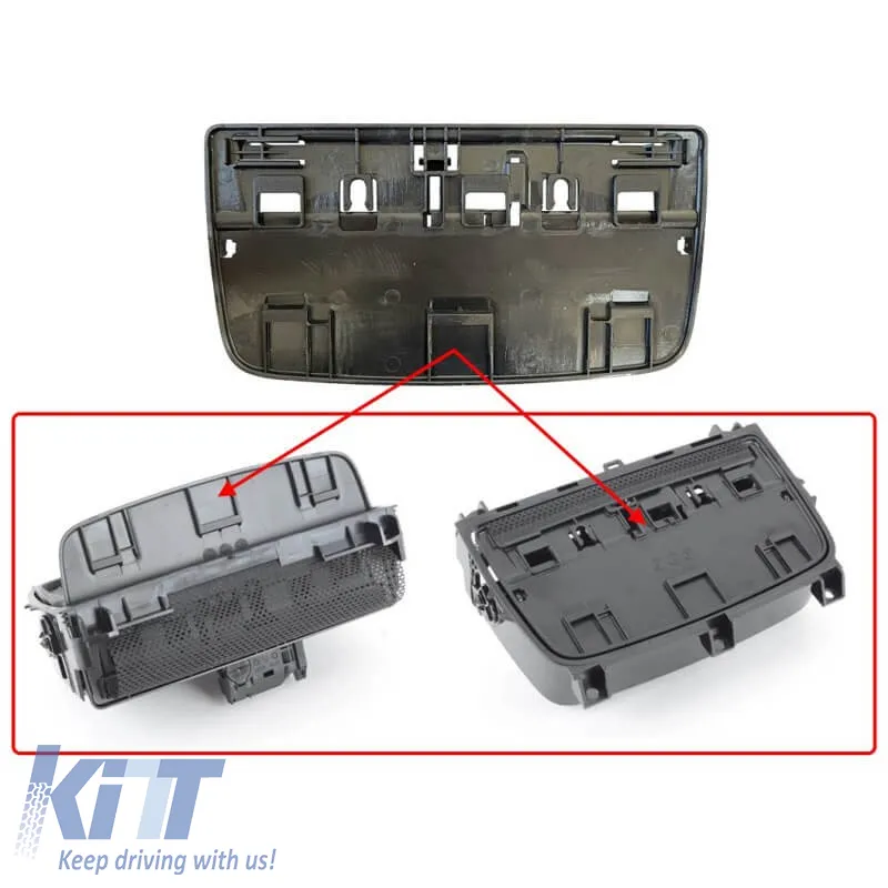 Cup Holder Cap Base suitable for BMW Series 7 F01 / F02 08-15 Black