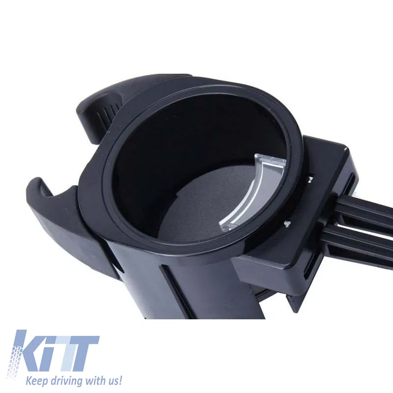 Cup Holder & Phone Holder 2 In 1 suitable for Air Conditioner Outlet Black 22524
