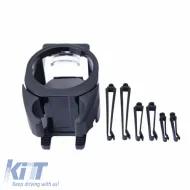 Cup Holder & Phone Holder 2 In 1 suitable for Air Conditioner Outlet Black 22524-image-6296799
