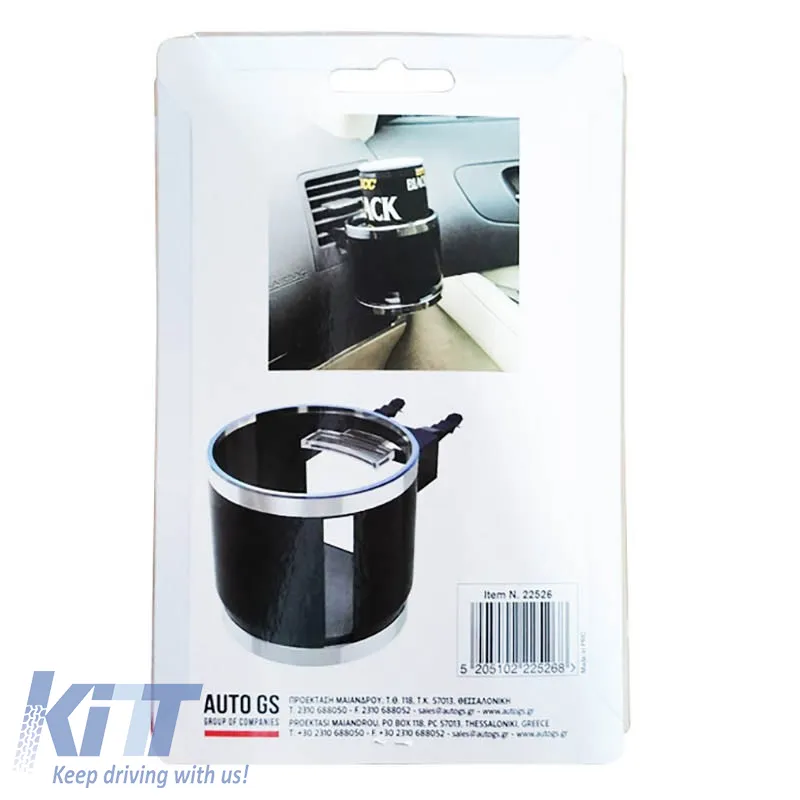 Cup Holder suitable for Air Conditioner Outlet Black 22526
