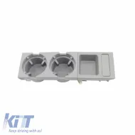 image-20-Cup Holder with Storing Coin Holder suitable for BMW 3 E46 Grey S9922