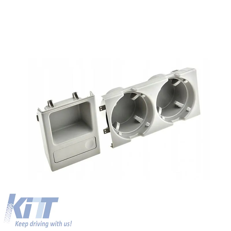 Cup Holder with Storing Coin Holder suitable for BMW 3 E46 Grey S9922