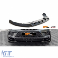 Cupra Ateca Max V1 Front Lip Piano Black Vacuum Plastic /2018-2021 - DTBKC6026069