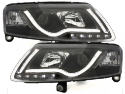 image-71-D-LITE fényszóró AUDI A6 4F 04-07 helyzetjelzővel fekete - SWA13SLGXB