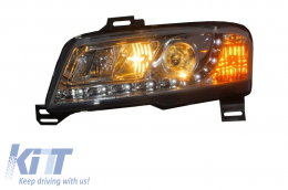 D-LITE Headlights suitable for FIAT Stilo 01-08L ED Daytime running light Chrome-image-6015114