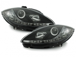 D-LITE headlights suitable for SEAT Leon 1P daytime running light_black-image-65134