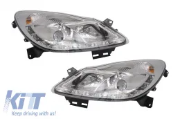 image-24-D-LITE Prednja svijetla prikladna za OPEL Corsa D 06+LED dnevna svjetla kromirana