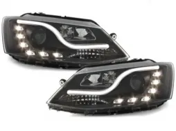 image-0-D-LITE Фарове подходящи за VW Jetta Mk6 VI 6 11+ дневни светлини черни